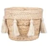 Serres Tassel Basket - Natural -Addis Homedecor Store 381892 serres tassel basket