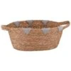 B&M Edessa Triangle Wicker Basket - Grey -Addis Homedecor Store 381893 edessa grey diamond wicker basket