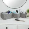 Samos Set Of 3 Storage Rope Baskets 3pk - Grey -Addis Homedecor Store 381911 samos set of 3 rope baskets grey