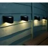 Solar Powered Down Lights - White LED 4pk