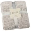 B&M Waffle Throw - Silver 1 B&M Waffle Throw - Silver -Addis Homedecor Store 383149 home collection supersoft waffle throw 4