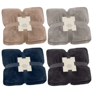 Heritage Collection Aspen Faux Fur Throw - Mink 7 Heritage Collection Aspen Faux Fur Throw - Mink - Image 5