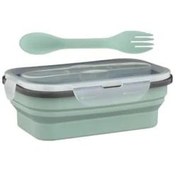 B&M Collapsible Lunch Box - Sage -Addis Homedecor Store 383522 collapsible lunch box 8