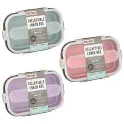 B&M Collapsible Lunch Box - Sage -Addis Homedecor Store 383522 collapsible lunch box group