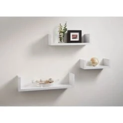 Lokken Set Of 3 Shelves - White