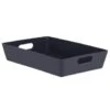 Soho Storage Tray 15 X 35 X 26cm - Graphite -Addis Homedecor Store 384322 soho size f box graphite 8x35x26cm1
