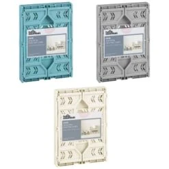 Midi Stacking Fold Flat Crate 30.6 X 20.5 X 12.6cm - Teal -Addis Homedecor Store 384970 384974 384975 home essentials midi stacking fold flat crate main 2