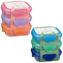Simply Kids Clip Lock Tubs 3pk - Pink & Purple -Addis Homedecor Store 385227 385228 3pk simply kids clip lock tubs group 1