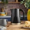 Russell Hobbs Groove Kettle 1.7L - Black & Gold -Addis Homedecor Store 386647 russell hobbs groove black and gold kettle 4