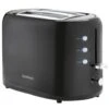 Goodmans Plastic 2 Slice Toaster - Black -Addis Homedecor Store 386701 goodmans plastic 2 slice toaster black