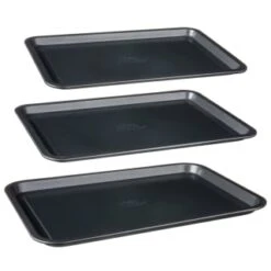 Betty Crocker Non-Stick Baking Tray Set 3pc 13 Betty Crocker Non-Stick Baking Tray Set 3pc -Addis Homedecor Store 388523 set of 3 non stick baking trays group 2