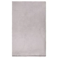 B&M Cosy At Home Silver Teddy Throw -Addis Homedecor Store 388657 teddy throw silver 2