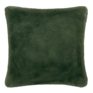 B&M Aspen Faux Fur Cushion - Green 3 B&M Aspen Faux Fur Cushion - Green