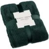 B&M Waffle Throw - Dark Green 2 B&M Waffle Throw - Dark Green -Addis Homedecor Store 388773 waffle throw dark green 4