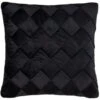 B&M Rubin Black Velvet Basket Weave Cushion -Addis Homedecor Store 388798 black rubin velvet basket weave cushion