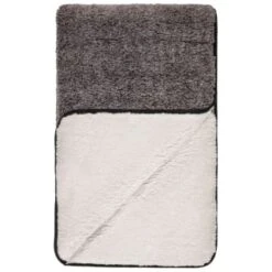 B&M Montana Two Tone Sherpa Throw - Charcoal -Addis Homedecor Store 388866 montana two tone sherpa throw charcoal 3