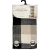 B&M Highland Woven Check Panel 54 X 86" - Mono -Addis Homedecor Store 388873 highland mono check woven panel