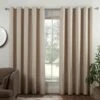 B&M Colorado Hopsack Fully Lined Cream Eyelet Curtains 46 X 54" -Addis Homedecor Store 388895 388896 388897 388898 388899 colorado eyelet curtain cream 1