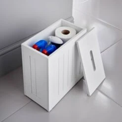 Maine Bathroom Storage Unit - White