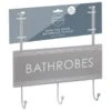 B&M Over The Door Bathroom Plaque - Bathrobes -Addis Homedecor Store 389254 overdoor bathroom plaque 3 hook bathrobes 2