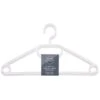 B&M Swivel Hook Hangers 8pk - White -Addis Homedecor Store 389279 home organisation 8pk swivel hook hangers white