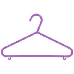 B&M Children's Hangers 10pk - Pastel -Addis Homedecor Store 389289 home organisation co 10pk childrens hangers girl 3