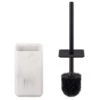 B&M Marble Toilet Brush - White 2 B&M Marble Toilet Brush - White -Addis Homedecor Store 389714 marbel toilet brush