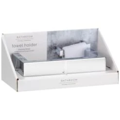 B&M Chrome Fitted Towel Ring -Addis Homedecor Store 389953 chrome fitted towel holder 5