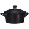 B&M Casserole Dish With Lid - Matte Black -Addis Homedecor Store 390145 urban paradise mini casserole dish black