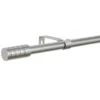 B&M Small Silver Barrel Curtain Pole 122-213cm -Addis Homedecor Store 390193 silver small barrel pole 3
