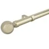 B&M Shiny Gold Orb Curtain Pole 70 - 120cm -Addis Homedecor Store 390239 390240 shiny gold orb round pole 3