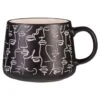 B&M Face Print Mug - Black -Addis Homedecor Store 390329 face print mugs black