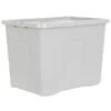 B&M Storage Box With Lid 80L - Grey -Addis Homedecor Store 391381 grey 80l storage box and lid 3