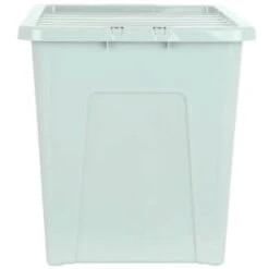 B&M Storage Box With Lid 80L - Sage -Addis Homedecor Store 391384 sage 80l storage box and lid 2