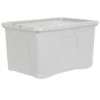 B&M Storage Box With Lid 60L - Grey -Addis Homedecor Store 391387 grey 60l storage box 2