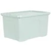 B&M Storage Box With Lid 60L - Sage