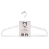 B&M Adult Clear Plastic Hanger 6pk -Addis Homedecor Store 392151 6pk clear plastic hangers