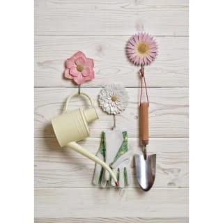 B&M Flower Wall Hook - Cream 4 B&M Flower Wall Hook - Cream - Image 2