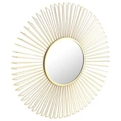 B&M Superbloom Sun Metal Garden Mirror