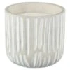 B&M Grey Cement Candle -Addis Homedecor Store 392774 grey cement candle with lines