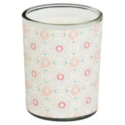 B&M Boho Garden Mini Printed Candles 3pk -Addis Homedecor Store 392778 3pk mini printed candles 2