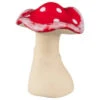 B&M Ceramic Toadstool Ornament -Addis Homedecor Store 392839 ceramic toadstool