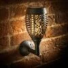 Morocco Solar Powered Wall Light - Flame Effect -Addis Homedecor Store 392887 morocco solar powered wall light flame effect
