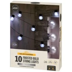 10 Solar Frosted Bulb String Lights 7 10 Solar Frosted Bulb String Lights -Addis Homedecor Store 392909 10 solar frosted bulb string lights 21
