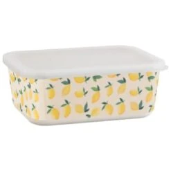 B&M Rectangular Tubs 2pk - Lemons -Addis Homedecor Store 392929 2pk reuse and repurpose rectangle tubs lemon 5