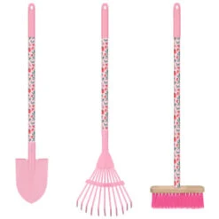Kids Long Handle Printed Tool - Pink - Brush 7 Kids Long Handle Printed Tool - Pink - Brush -Addis Homedecor Store 392933 kids long handle printed tools girls group