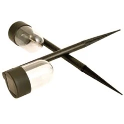 Monaco Solar Powered Post Lights 2pk -Addis Homedecor Store 392976 2 pack monaco solar powered post lights 2