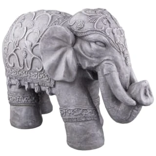 B&M Large Stone Elephant Ornament 3 B&M Large Stone Elephant Ornament