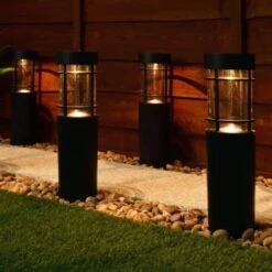 Cambridge Solar Powered Tube Post Lights 6pk 7 Cambridge Solar Powered Tube Post Lights 6pk -Addis Homedecor Store 392998 cambridge solar powered tube post lights 6pk 2