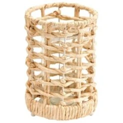B&M Woven Candle Holder -Addis Homedecor Store 393047 ocean air woven candle